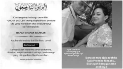 Ayah Berlliana Lovell Meninggal Dunia, Keinginan Terakhir Sang Ayah Tak Kesampaian