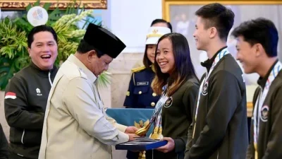 Bonus Emas Asian Games 2026 Rp3 Miliar, Prabowo: Negara Menanti Prestasi Atlet