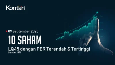 Daftar Saham PER Terendah & Tertinggi LQ45 9 September 2026, INDY dan AADI Disorot