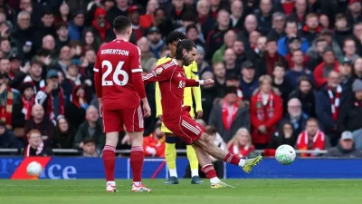Dominik Szoboszlai Cetak Gol, Liverpool Bangkit dan Kalahkan Atletico Madrid 2-1 di Anfield
