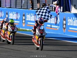 Kiandra Ramadhipa Bangkit di Valencia: Finis Keenam dan Catat Fastest Lap Pertama di Moto3 Junior