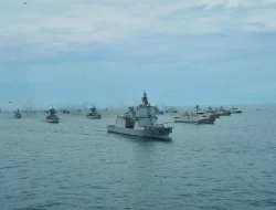 Naval Parade di Teluk Jakarta Diikuti 102 KRI, Garibaldi Tampil Perdana