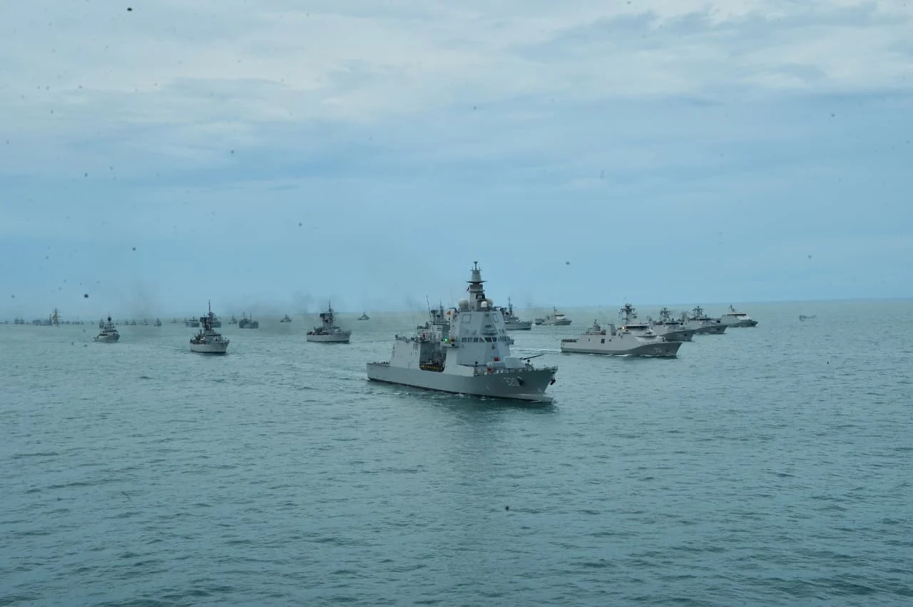 Naval Parade di Teluk Jakarta Diikuti 102 KRI, Garibaldi Tampil Perdana