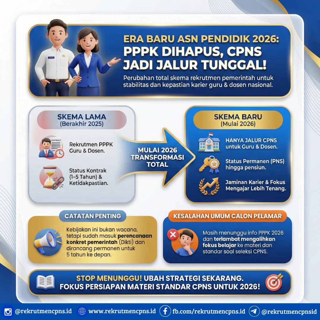 PP 26/2026 Titik Balik Perjuangan Dosen PPPK Menjadi PNS