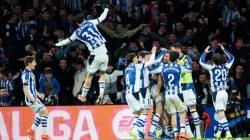 Real Sociedad Raih Kemenangan Dramatis 3-2 atas Elche, Sucic Jadi Pahlawan di Menit Akhir