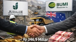 Saham BUMI Melesat Setelah Akuisisi Loyal Metals Australia Senilai Rp1 Triliun