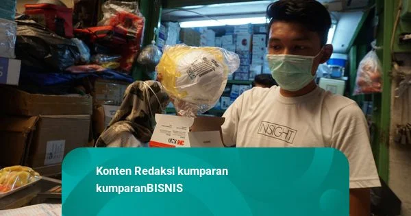 Stok Masker KN95 Ludes di Pasar Pramuka akibat Erupsi Anak Krakatau, BPS Klarifikasi Isu Desil