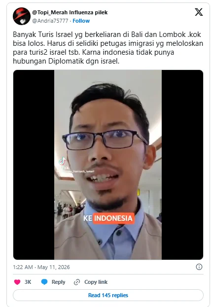 20 Turis Israel Ketahuan Maling Barang Dagangan di Lombok, Berakhir Damai Rp48 Juta