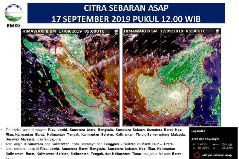Asap Karhutla Terdeteksi di Atmosfer Jakarta, BMKG dan Pemprov DKI Imbau Warga Waspada