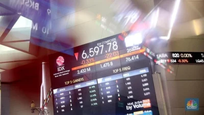 Asing Jual Saham TLKM Rp161,1 Miliar, BMRI Paling Banyak Dilepas Pekan Ini