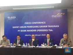 Bank Mandiri Tebar Dividen Interim Rp6,16 Triliun Bertepatan HUT ke-28