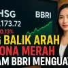 BBRI Turun 3,50% di Tengah Tekanan Jual Asing, IHSG Justru Ditutup Menguat 1,04%