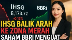BBRI Turun 3,50% di Tengah Tekanan Jual Asing, IHSG Justru Ditutup Menguat 1,04%