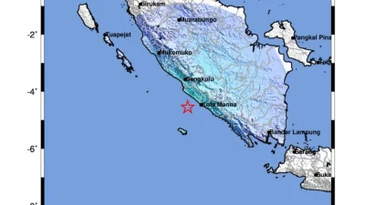 BMKG Catat Belum Ada Gempa Susulan usai Gempa M5,2 di Bengkulu