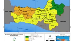 BMKG: Musim Hujan Mundur, Tujuh Kabupaten di Jateng Berstatus Awas Kekeringan