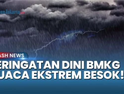 BMKG Peringatkan Cuaca Ekstrem 25 Oktober 2026, 4 Provinsi Berstatus Siaga