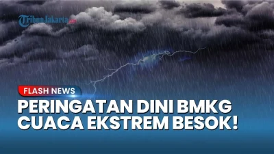 BMKG Peringatkan Cuaca Ekstrem 25 Oktober 2026, 4 Provinsi Berstatus Siaga