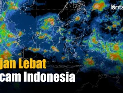 BMKG Peringatkan Potensi Hujan Lebat di 10 Provinsi, Cuaca Besok Kamis 8 Oktober 2026