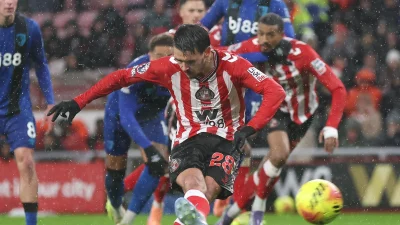 Bournemouth Tumbangkan 10 Pemain Sunderland 2-0, Marco Rose Raih Kemenangan Perdana