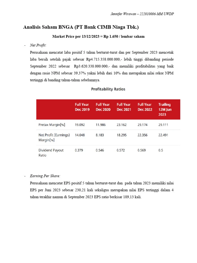 CIMB Niaga (BNGA) Dikabarkan Kaji Opsi Delisting, Saham Dinilai Undervalued