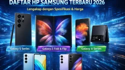 Daftar Harga HP Samsung Terbaru 2026: dari Rp1,5 Juta hingga Z Fold8 Ultra Rp44,4 Juta