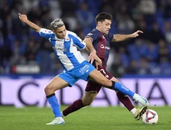 Deportivo Vs Levante Berakhir 1-1, Yeremay Hernandez Alami Cedera Kepala