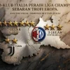 Empat Klub Italia Kalah Bersamaan di Liga Champions, Sejarah Buruk Tercipta