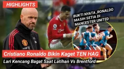 Erik Ten Hag Bongkar Borok Cristiano Ronaldo: Tak Mau Latihan Lari dan Kecewakan MU