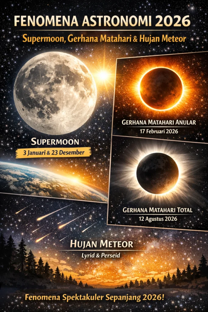 Fenomena Saturnus dan Bulan 25 Oktober 2026: Catat Jam dan Cara Mengamatinya