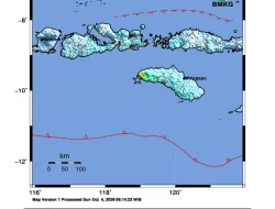 Gempa Bumi Guncang Sumba Barat Daya hingga Malang dan Ruteng pada 4 Oktober 2026