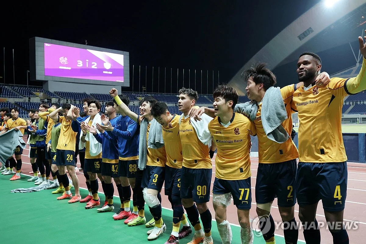 Gwangju FC Butuh Lima Kemenangan Beruntun untuk Hindari Playoff Degradasi