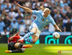 Haaland Cetak Brace, Man City Kalahkan Ipswich 3-2 meski Dihantui Cedera