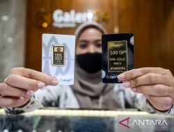 Harga Emas Antam di Pegadaian Hari Ini Naik, Cetak Level Rp2.613.000 per Gram