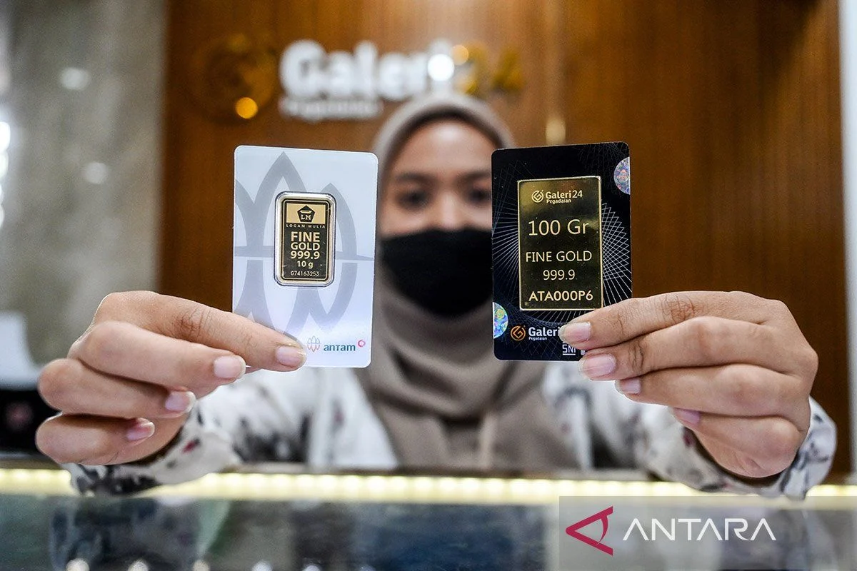 Harga Emas Antam di Pegadaian Hari Ini Naik, Cetak Level Rp2.613.000 per Gram