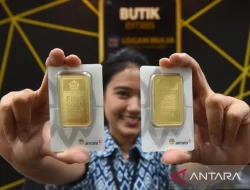 Harga Emas Antam Hari Ini Turun Rp10.000, 1 Gram Jadi Rp2.564.000