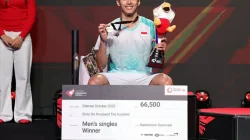 Hasil Denmark Open 2026: Kalah dari Alwi, Jonatan Gagal Pertahankan Gelar Juara