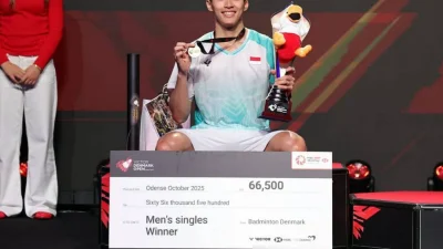 Hasil Denmark Open 2026: Kalah dari Alwi, Jonatan Gagal Pertahankan Gelar Juara