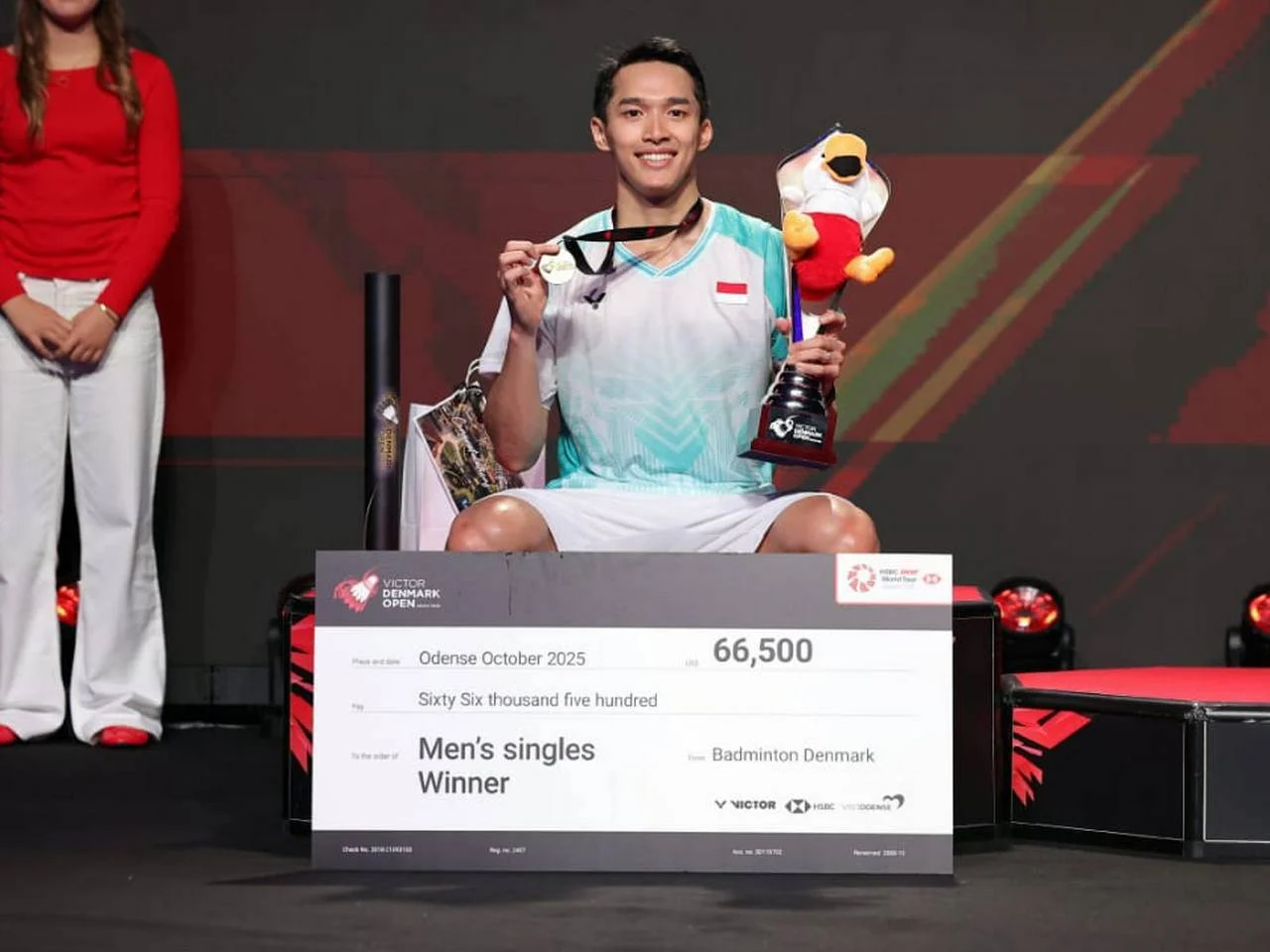 Hasil Denmark Open 2026: Kalah dari Alwi, Jonatan Gagal Pertahankan Gelar Juara