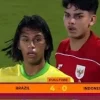 India vs Brasil Berakhir 4-0, Samuel Lino Cetak Dua Gol di Laga Bersejarah