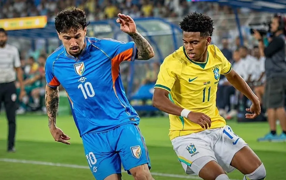 India vs Brazil: Selecao Menang 4-0, Samuel Lino Borong Dua Gol di Kolkata