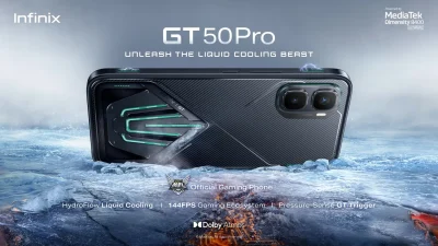 Infinix GT 50 Pro Meluncur, Bawa Baterai 6.500 mAh dan Pendingin HydroFlow