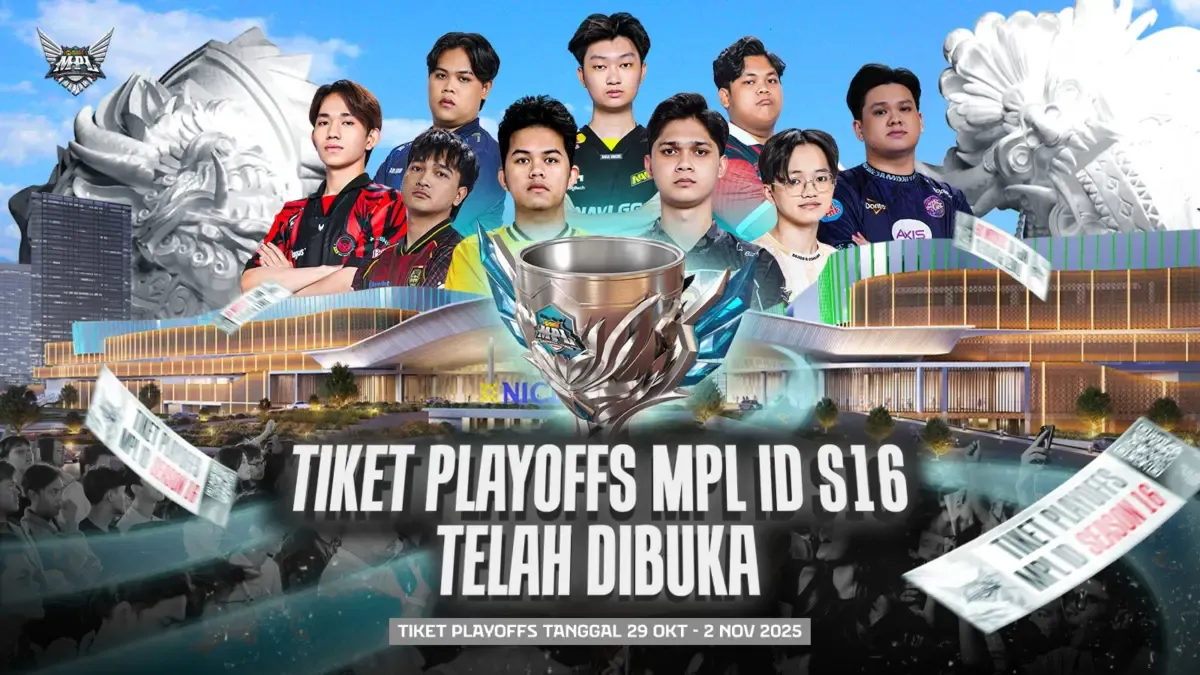 Jadwal MPL ID S18 Week 8: Tiket Playoff ke Surabaya Memanas, EVOS dan Dewa United Tampil Tiga Kali