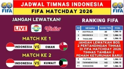 Jadwal Timnas Indonesia di FIFA Matchday November 2026, Modal Penting Menuju Piala Asia