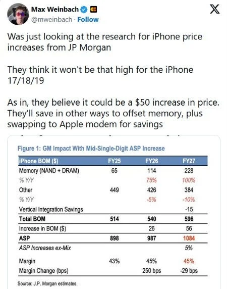 Kabar Pemangkasan Produksi iPhone 18 Pro Dipersoalkan, JP Morgan Beri Penjelasan