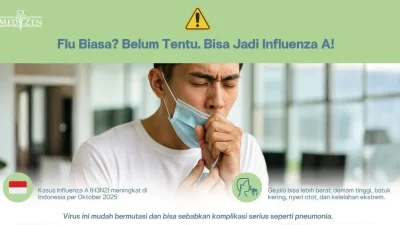 Kasus Influenza A Meningkat di Indonesia, Warga Keluhkan Gejala Lebih Berat