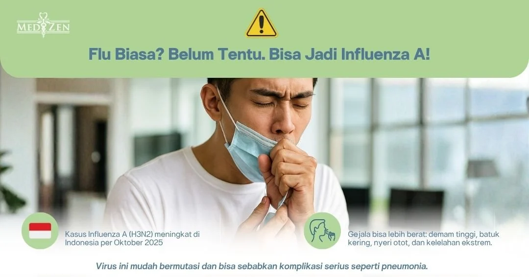 Kasus Influenza A Meningkat di Indonesia, Warga Keluhkan Gejala Lebih Berat
