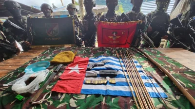 Kontak Tembak TNI-OPM di Nduga, 2 Anggota OPM Tewas dan Rp88 Juta Disita