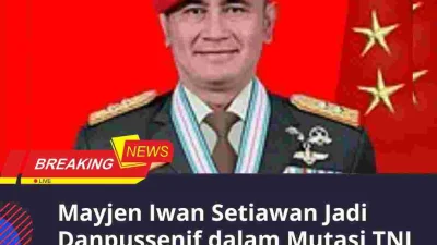 Letjen Iwan Setiawan Promosi Jadi Pangkostrad, KSAD Benarkan Mutasi TNI AD