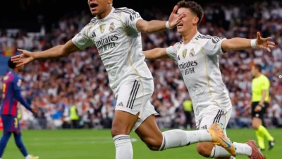 Mbappe Cetak Gol ke-100, Real Madrid Bungkam Barcelona 2-1 di Camp Nou