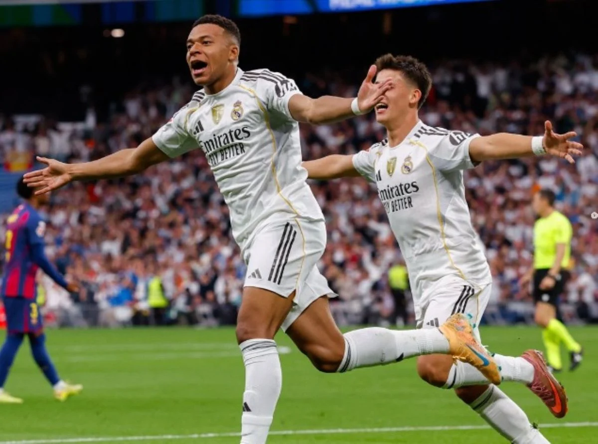Mbappe Cetak Gol ke-100, Real Madrid Bungkam Barcelona 2-1 di Camp Nou